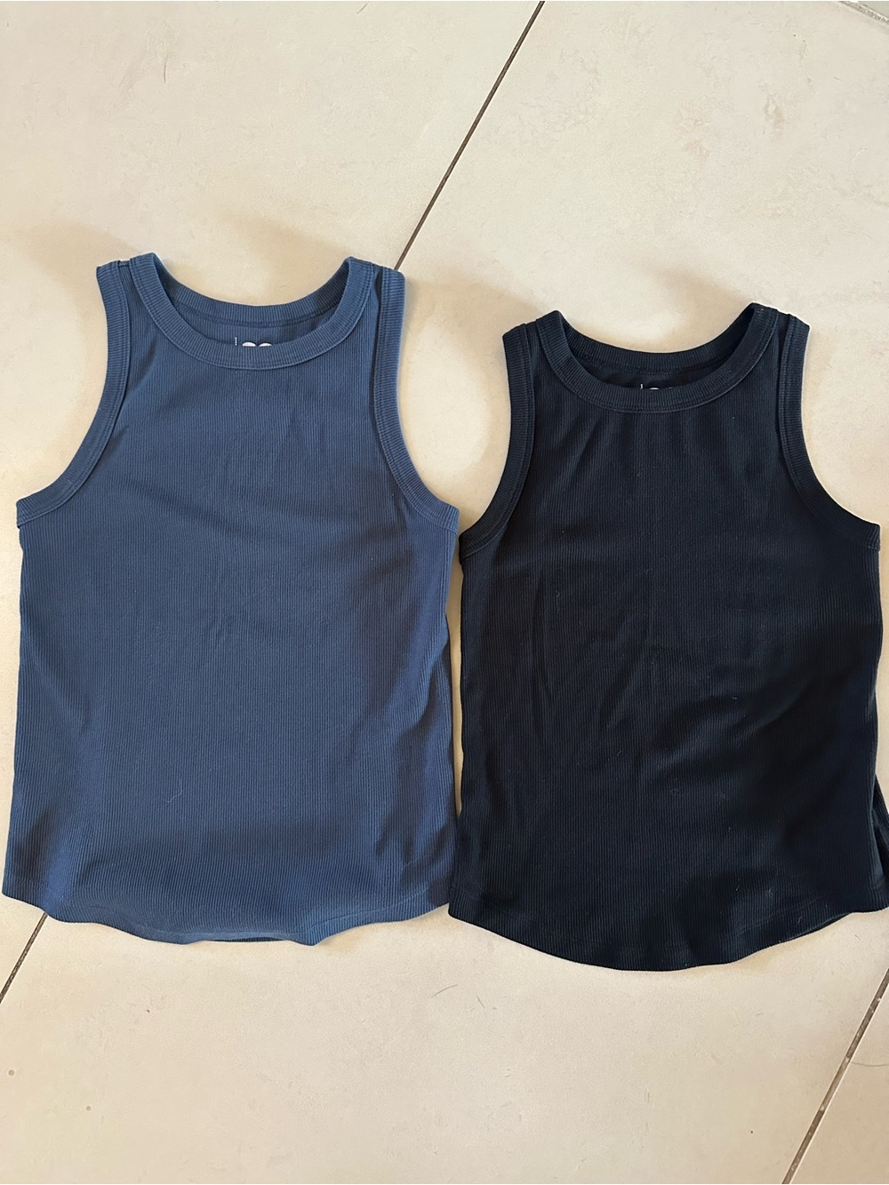 SO Ribbed Knit Racerback Tanks - Lot of 2